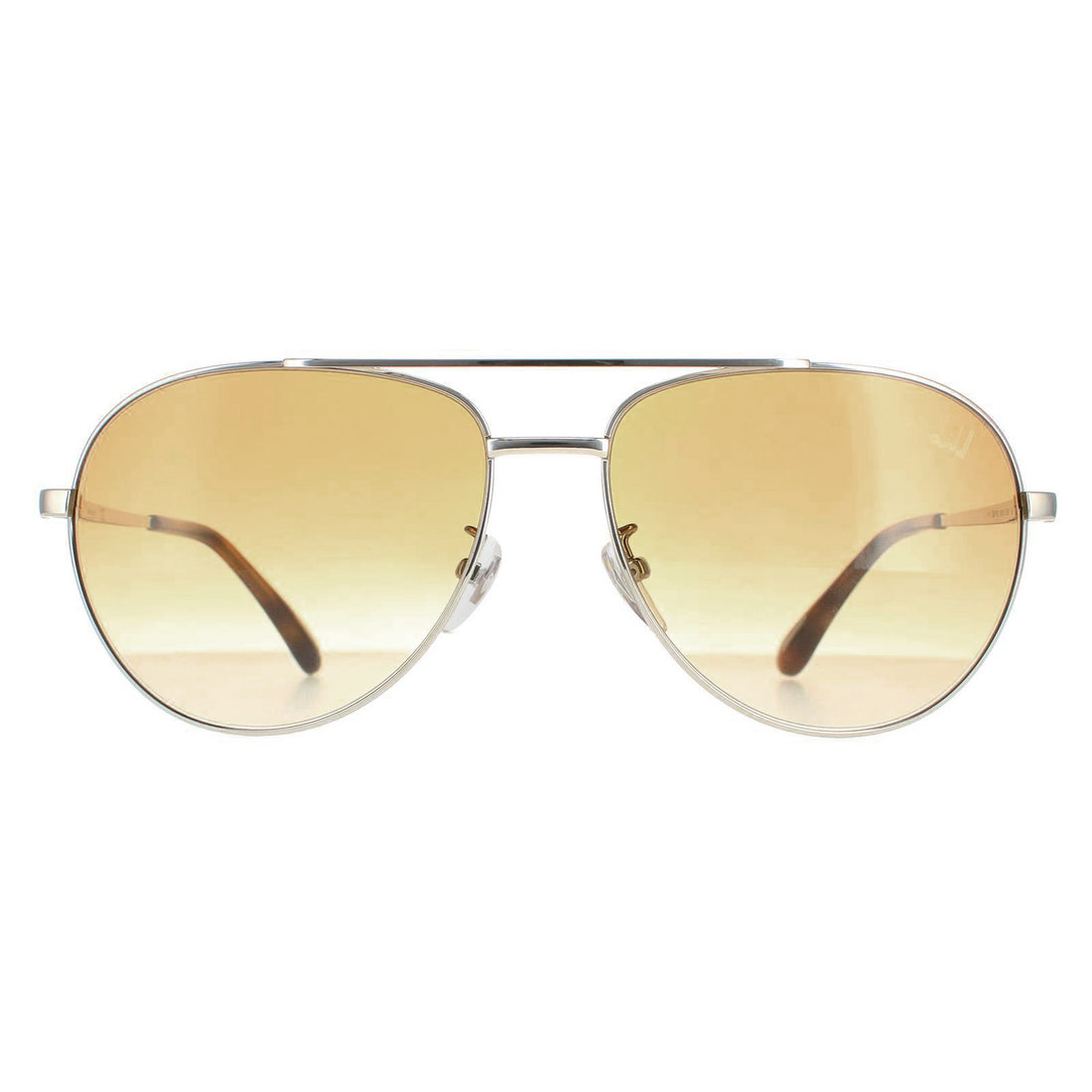 Dunhill SDH193 Sunglasses Silver Brown Gradient