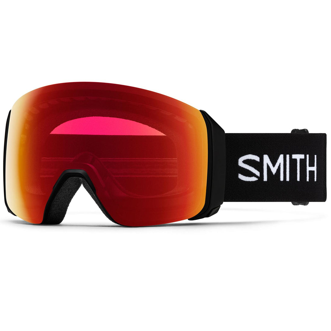 Smith Ski Goggles 4D Mag XL 0JX OQ Black ChromaPop Photochromic Red Mirror & CP Storm Blue Sensor Mirror