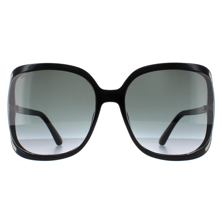 Jimmy Choo Sunglasses TILDA/G/S 807 9O Black Dark Grey Gradient