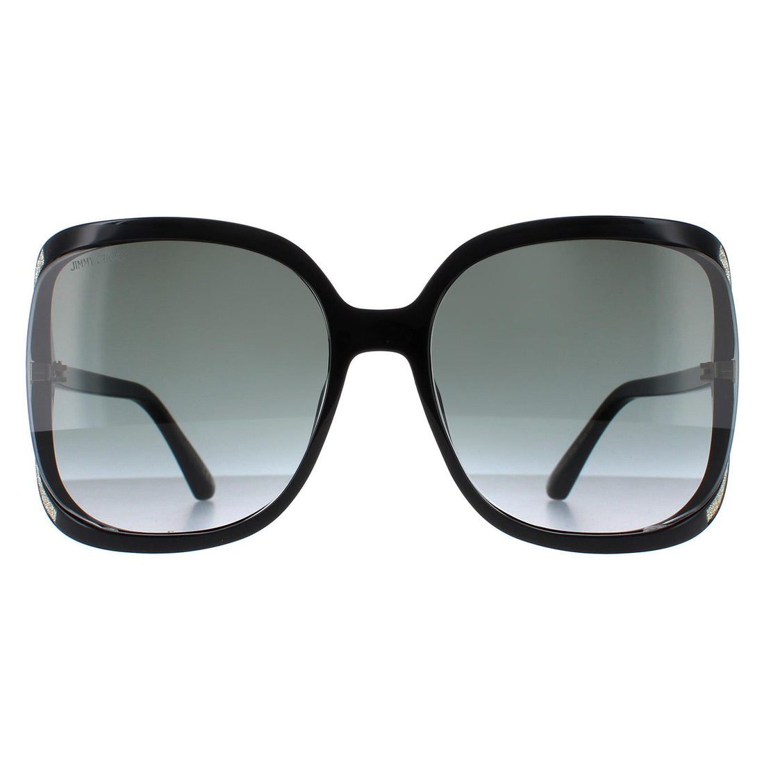 Jimmy Choo Sunglasses TILDA/G/S 807 9O Black Dark Grey Gradient