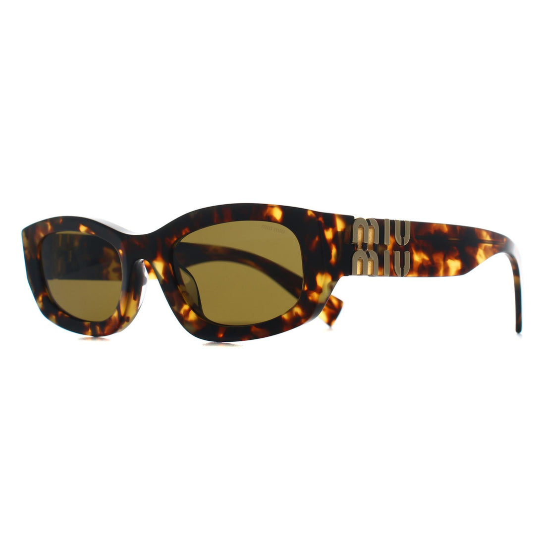 Miu Miu Sunglasses MUB04S 14L09Z Havana Honey Dark Brown
