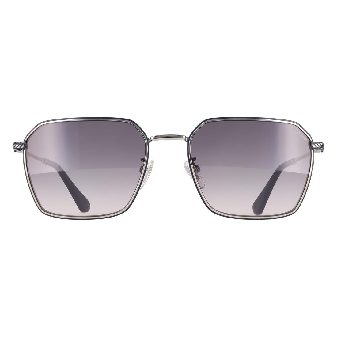 Police Sunglasses SPLL84 Octane 9 0579 Shiny Palladium Smoke Gradient