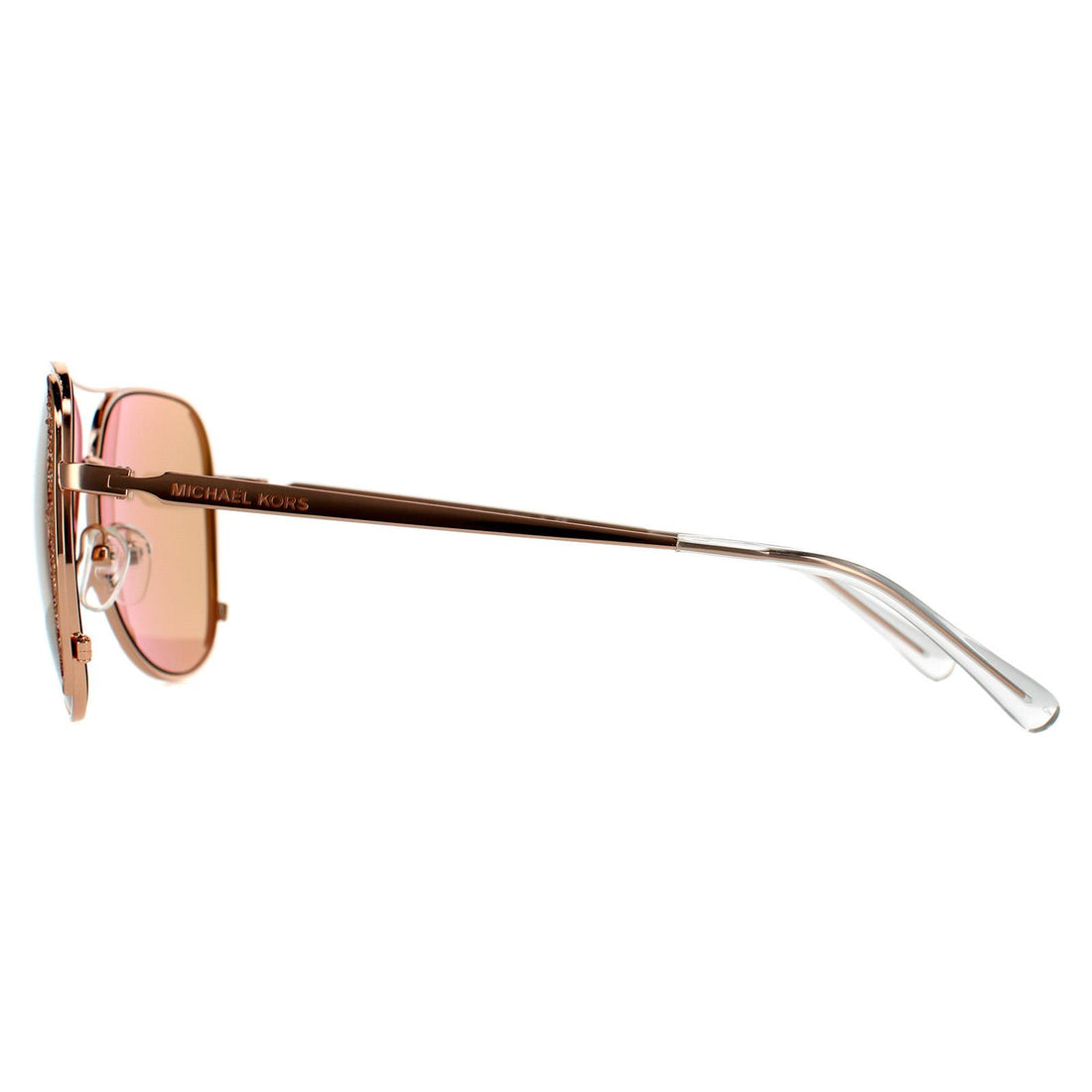Michael Kors Sunglasses MK1082 1108R1 Rose Gold Rose Gold Flash