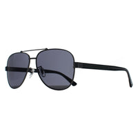 Gucci Sunglasses GG0528S 007 Shiny Ruthenium Grey Mirror Polarized