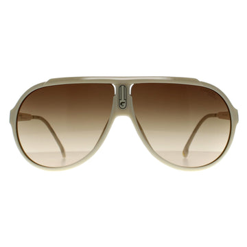 Carrera Sunglasses Endurance65/N SZJ HA Ivory White Brown Gradient