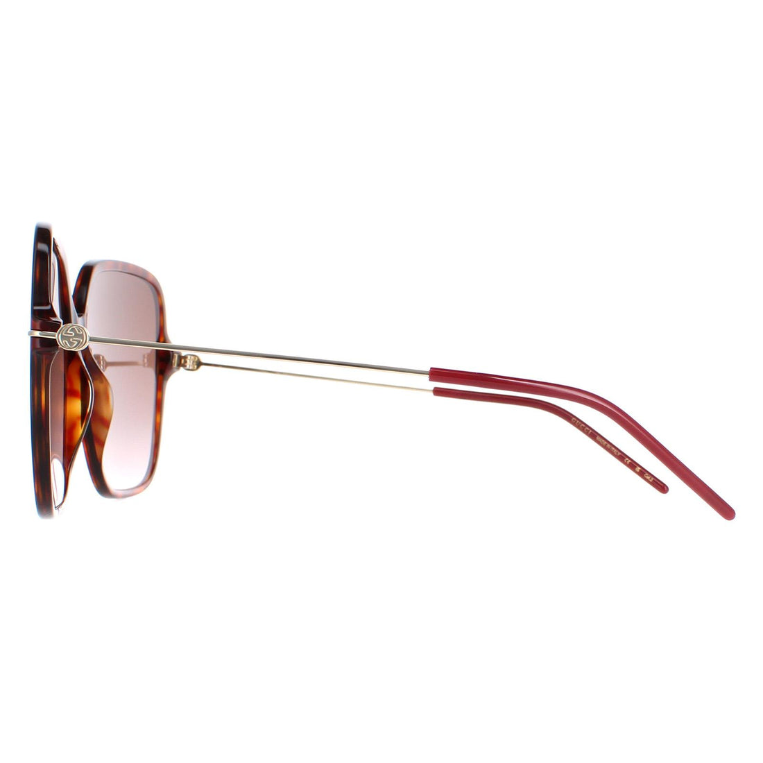Gucci Sunglasses GG1267S 002 Dark Havana Brown Gradient