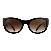 Versace VE4372 Sunglasses Black / Brown Gradient