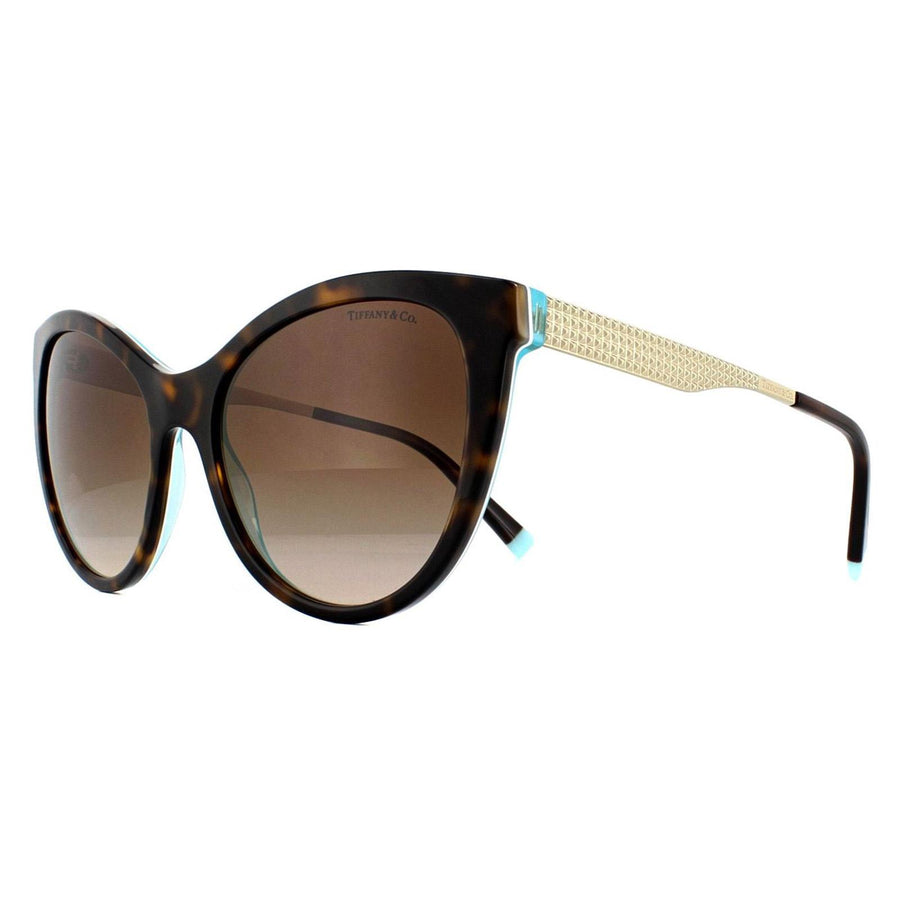 Tiffany Sunglasses TF 4159 82753B Havana & Crystal Blue Brown Gradient