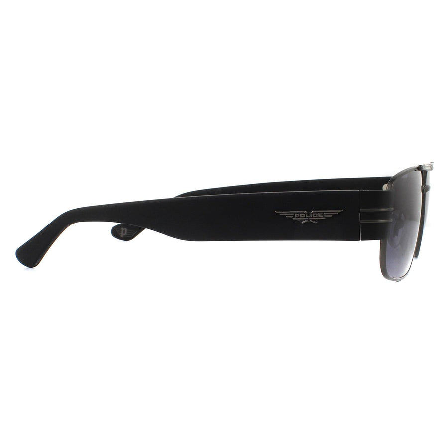 Police Sunglasses SPLA55 Origins 29 08H5 Matte Gunmetal Grey Gradient