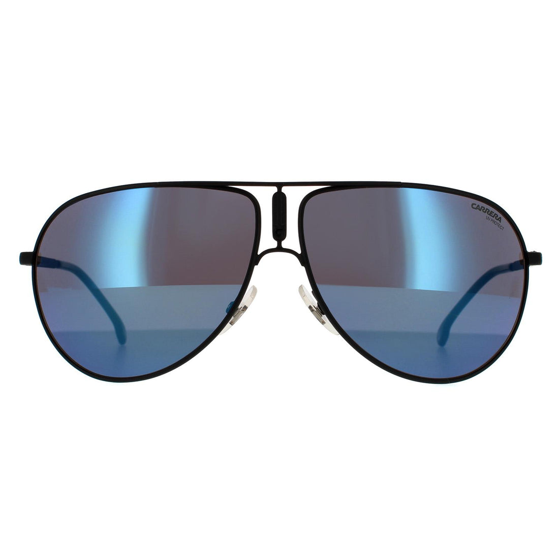 Carrera Gipsy65 Sunglasses Matte Black / Blue Mirror