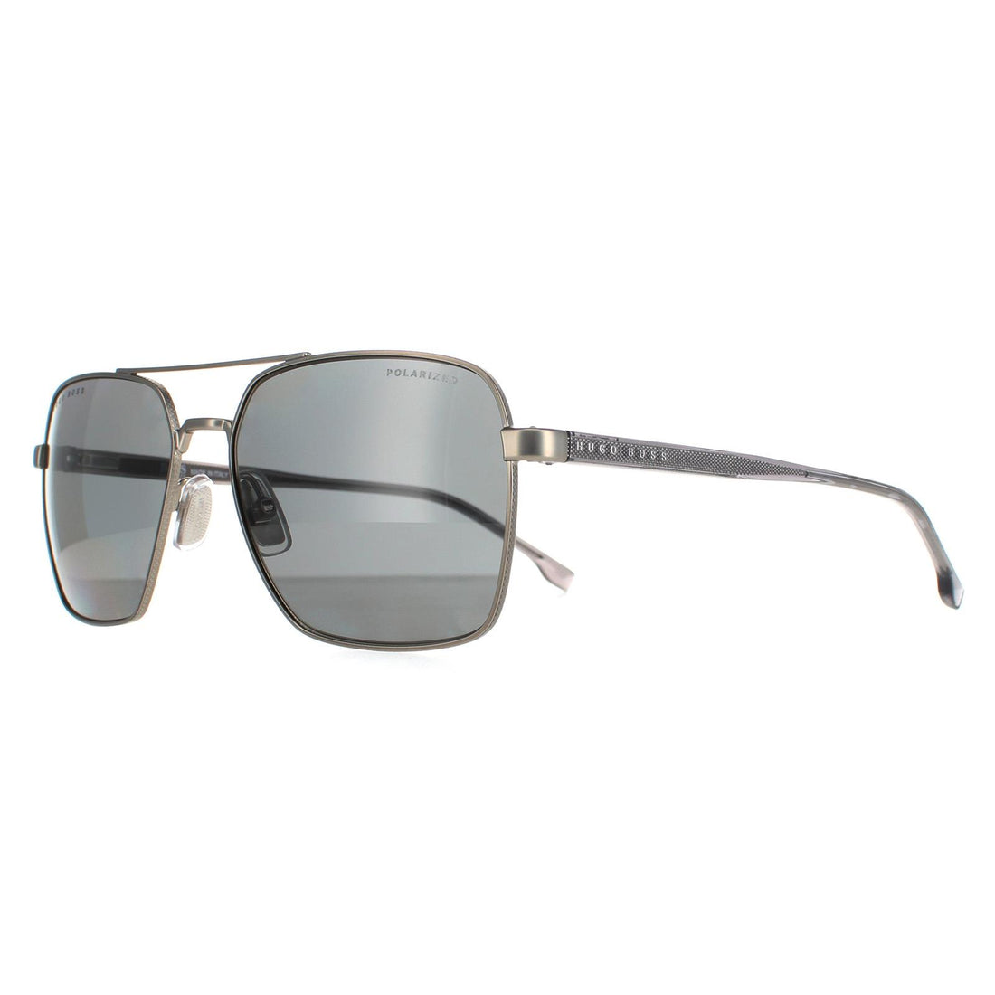 Hugo Boss Sunglasses BOSS 1045/S R81 M9 Matte Ruthenium Grey Polarized