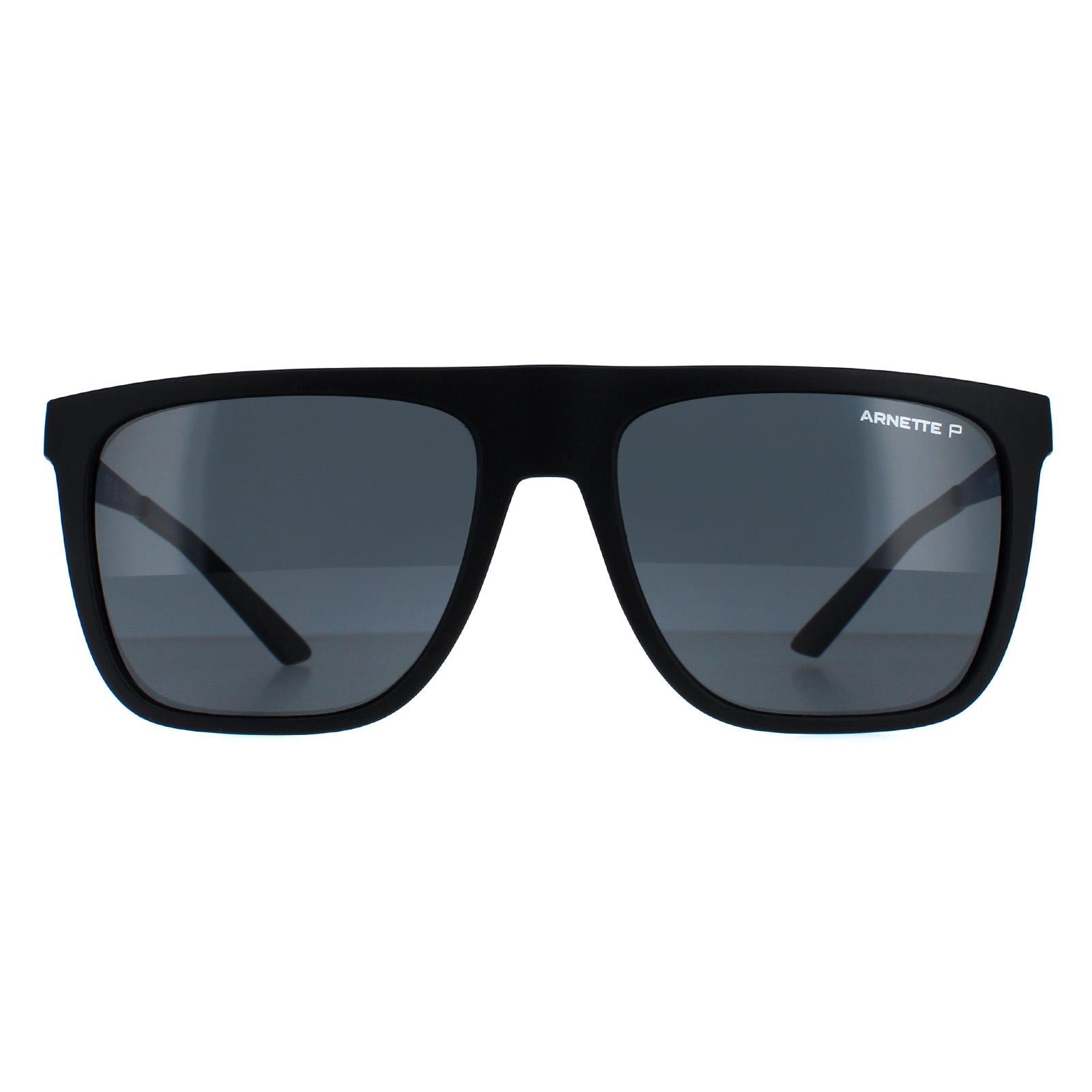 Sunglasses Chapinero AN4261 01 81 Matte Black Dark Grey Polarized