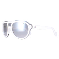 Moncler Sunglasses ML0055 24C White Smoke Mirror