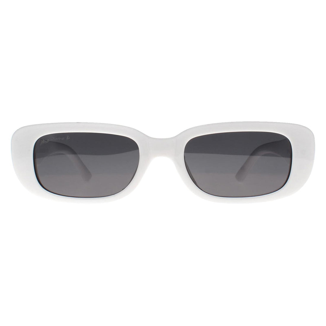 Montana Sunglasses MP65 B White Smoke Grey Polarized