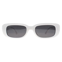 Montana Sunglasses MP65 B White Smoke Grey Polarized