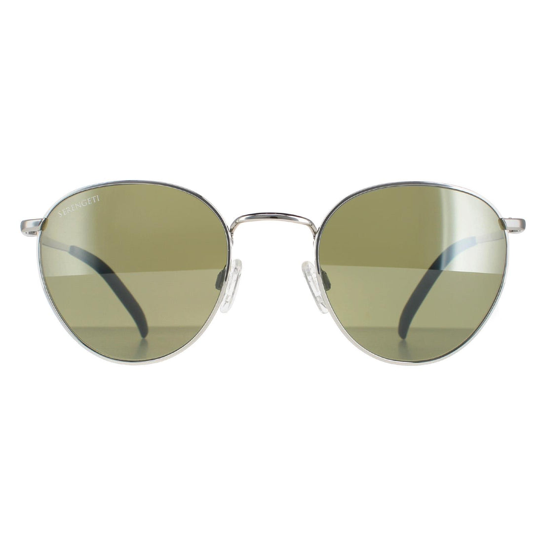 Serengeti Sunglasses Hamel 8927 Shiny Silver Mineral Polarized 555nm