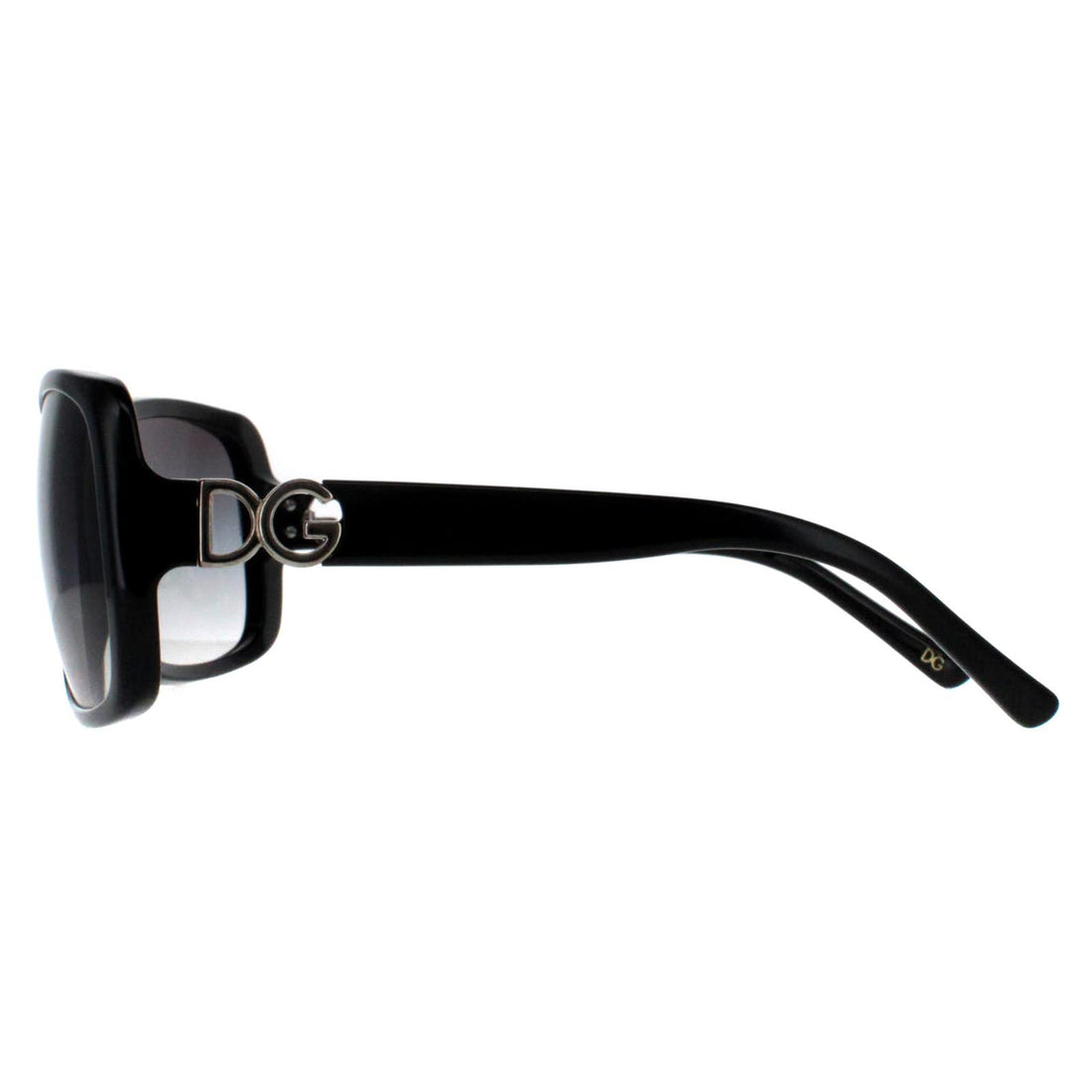 Dolce & Gabbana Sunglasses DG4074 501/8G Polished Black Grey Gradient