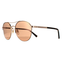 Police Sunglasses SPLA24 Lewis 03 8FCC Shiny Copper Gold Brown Mirror Copper