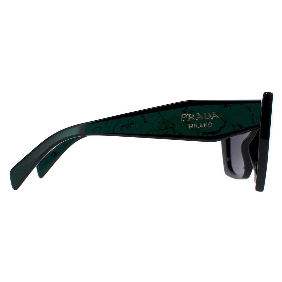 Prada Sunglasses PR15WS 1AB5Z1 Black Dark Grey Polarized