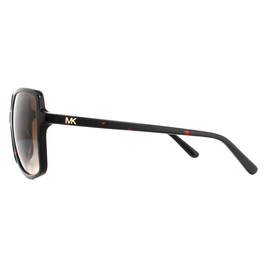 Michael Kors Sunglasses Isle of Palms MK2098U 378113 Dark Tortoise Smoke Gradient