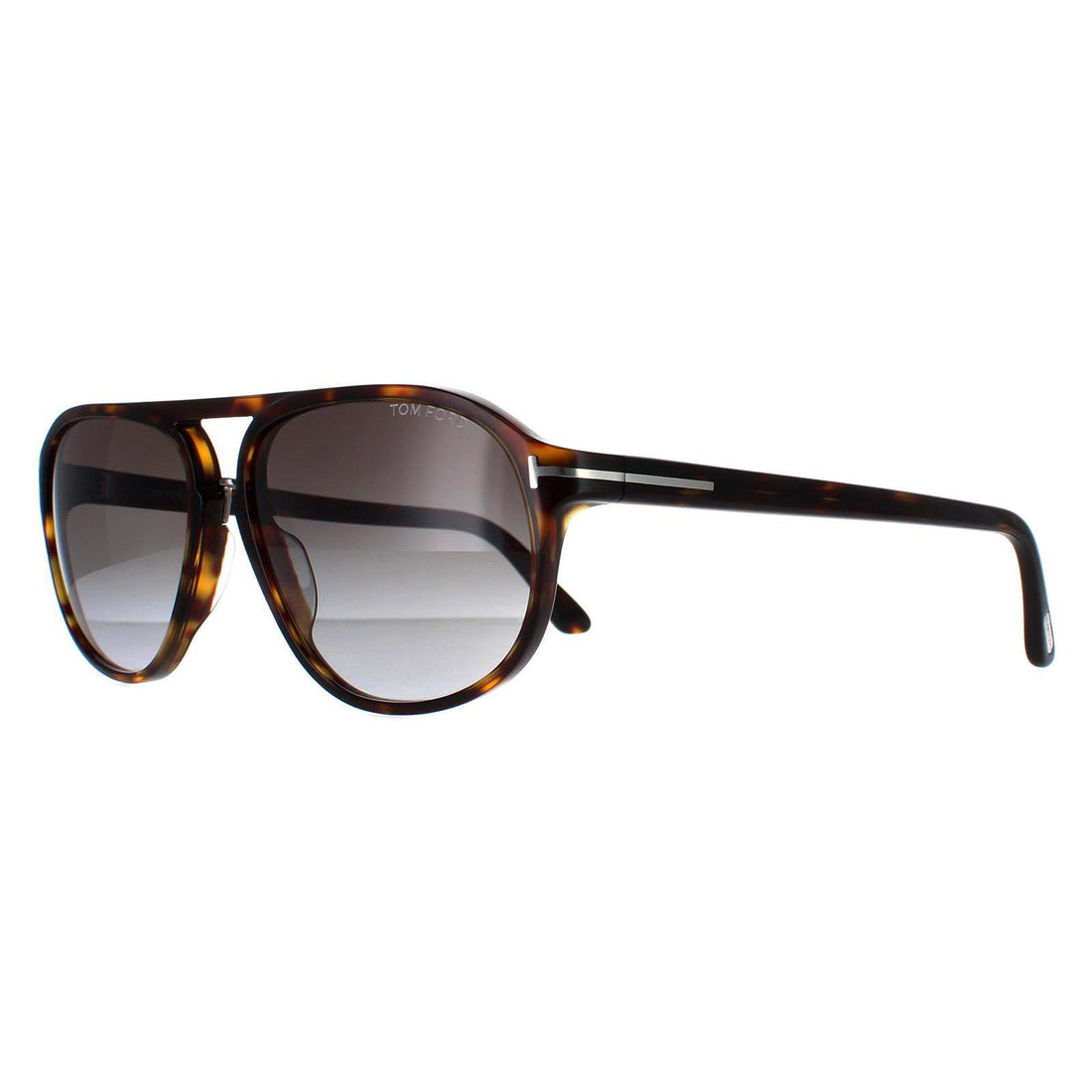 Tom Ford Sunglasses 0447 Jacob 52B Dark Havana Smoke Grey Gradient