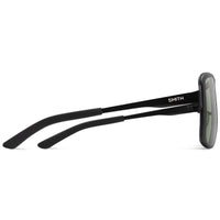 Smith Sunglasses Aveline 003 L7 Matte Black ChromaPop Polarized Green