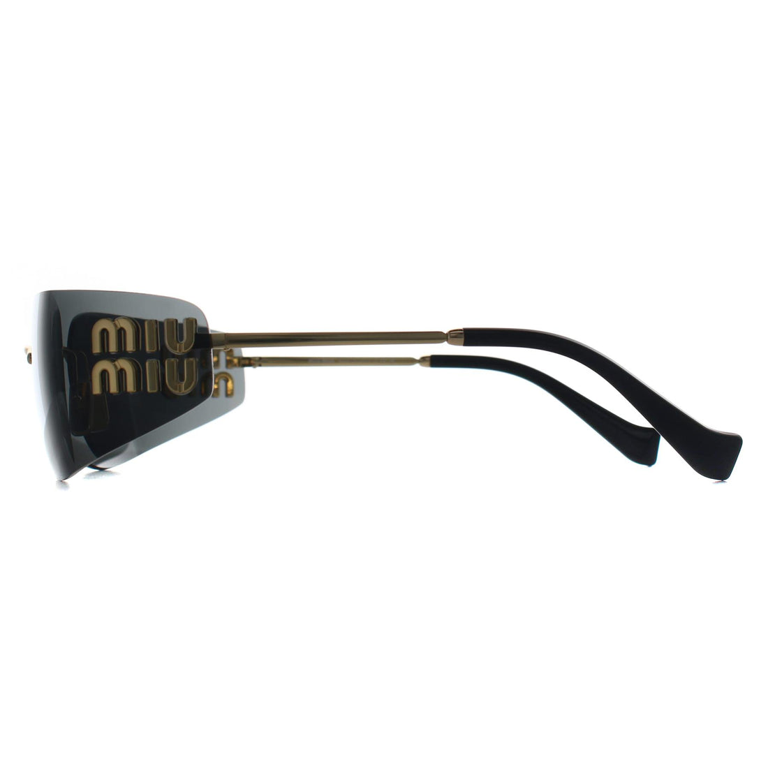 Miu Miu Sunglasses MUA51S 5AK5S0 Gold Dark Grey