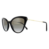 Miu Miu Sunglasses MU03US 1AB5O0 Black Gradient Grey Mirror Silver