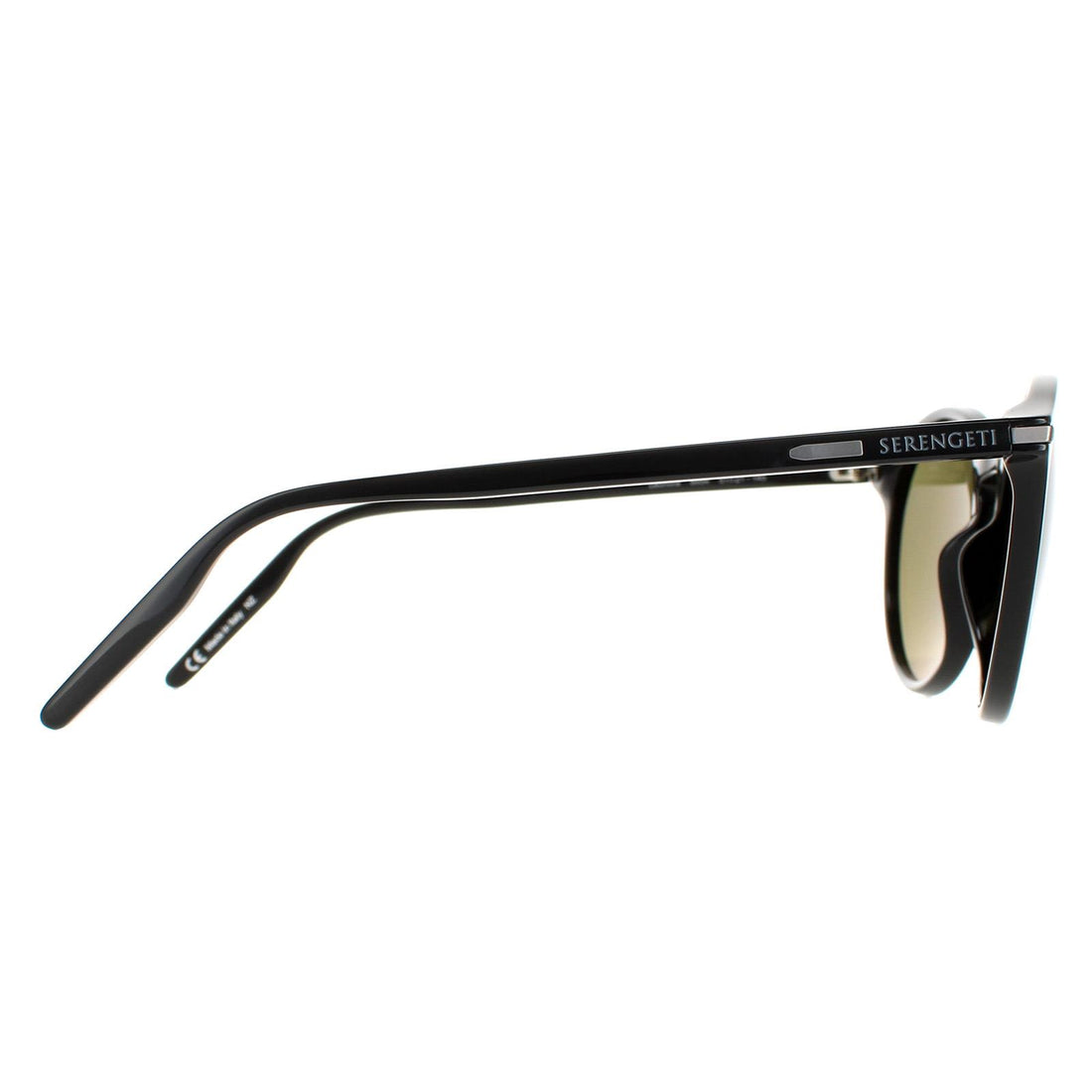 Serengeti Sunglasses Leonora 8954 Shiny Black Mineral Polarized 555nm