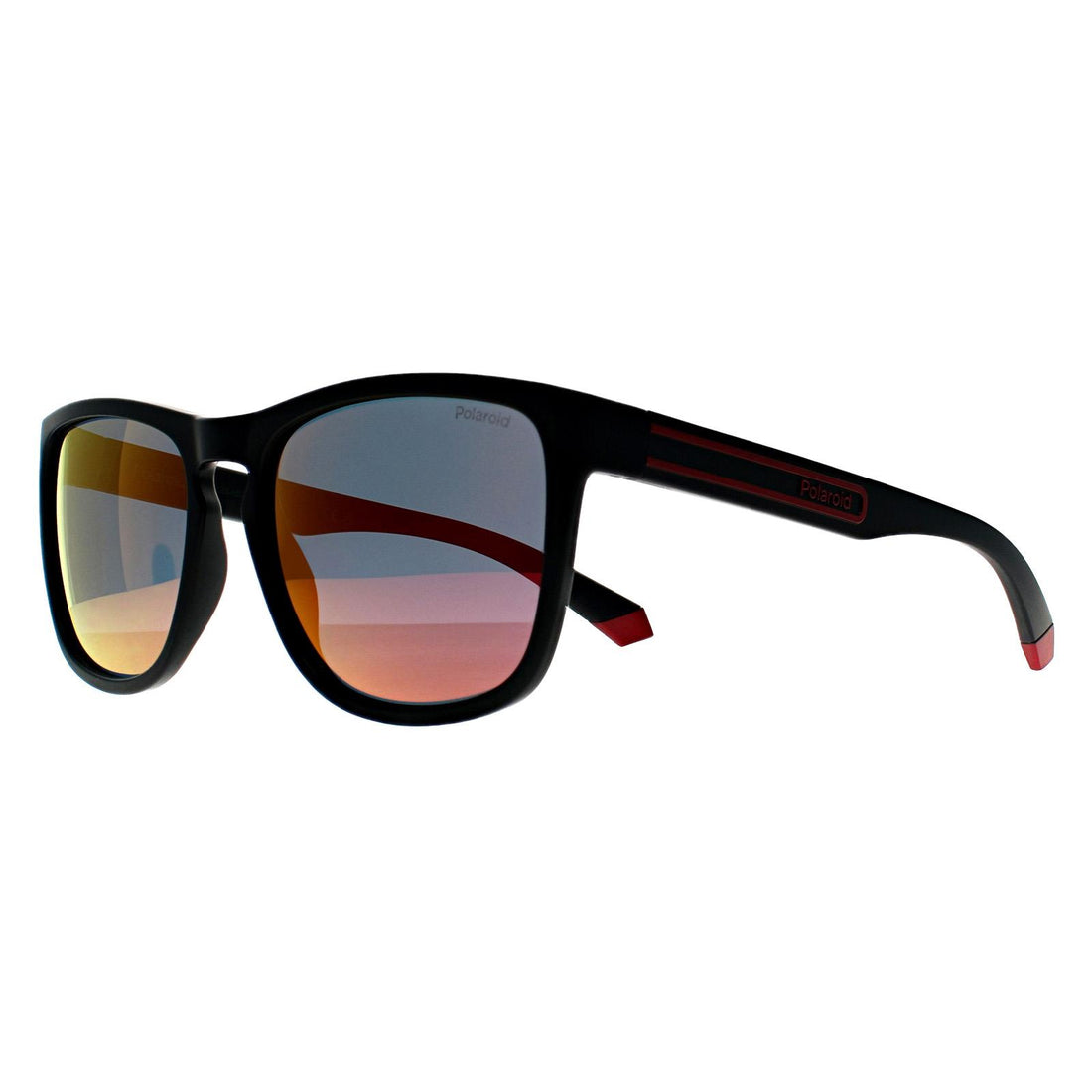 Polaroid Sunglasses PLD 2161/S OIT OZ Black Red Multilayer Polarized