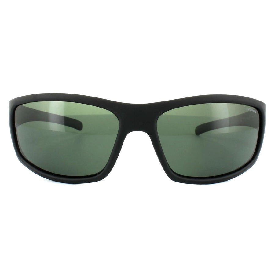 Polaroid Sport Sunglasses P8411 9CA RC Black Green Polarized