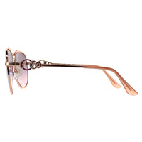 Guess Sunglasses GF0344 28U Shiny Rose Gold Bordeaux Mirror