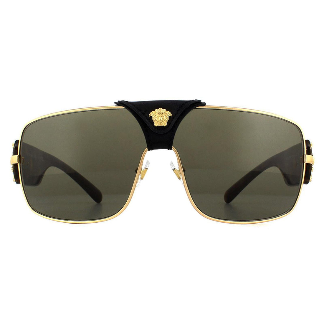 Versace VE2207Q Sunglasses Gold / Brown