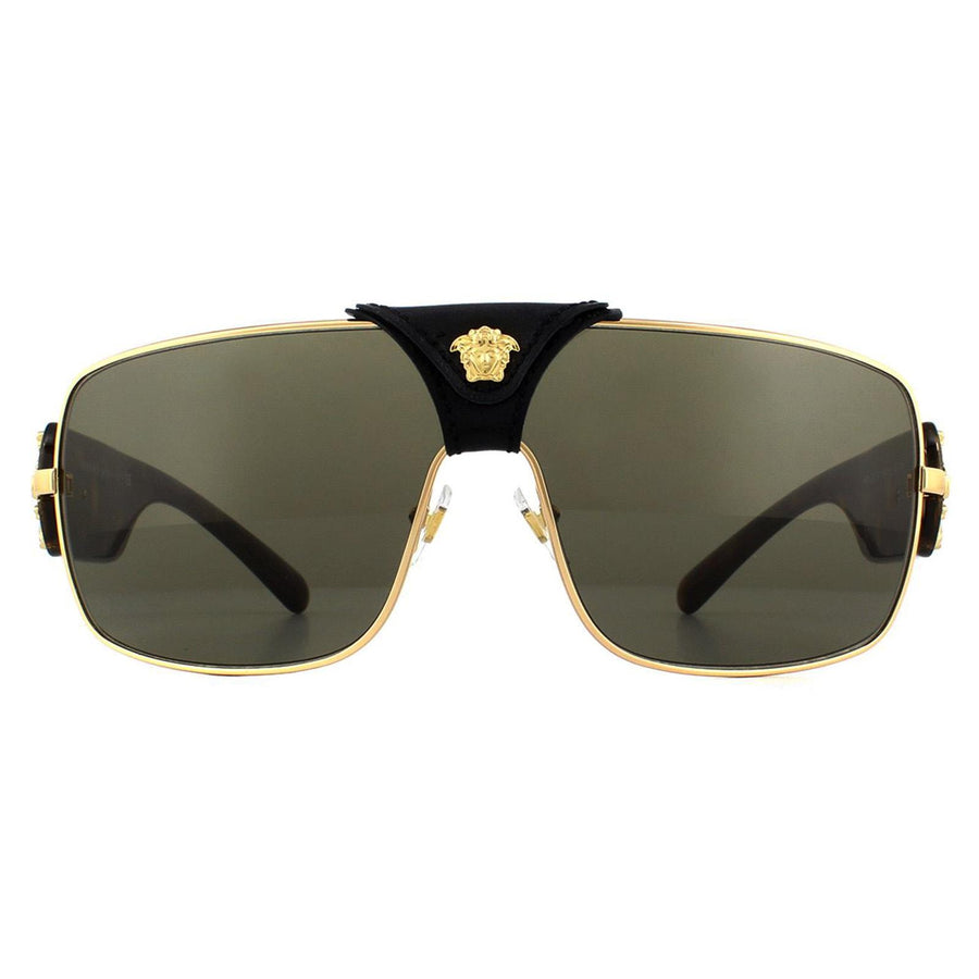 Versace VE2207Q Sunglasses Gold / Brown