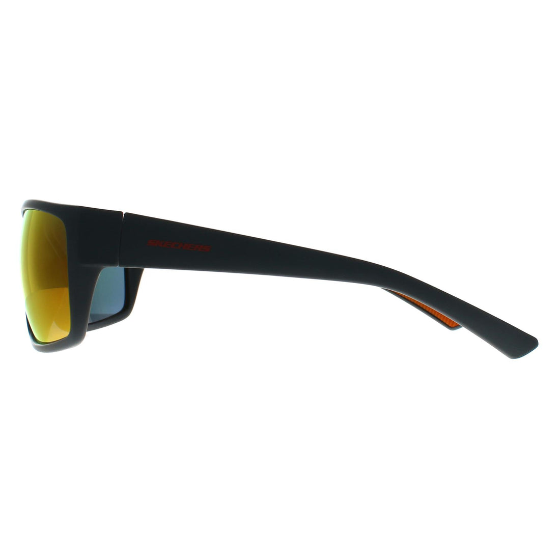 Skechers Sunglasses SE6292 20U Matte Dark Grey Orange Mirror