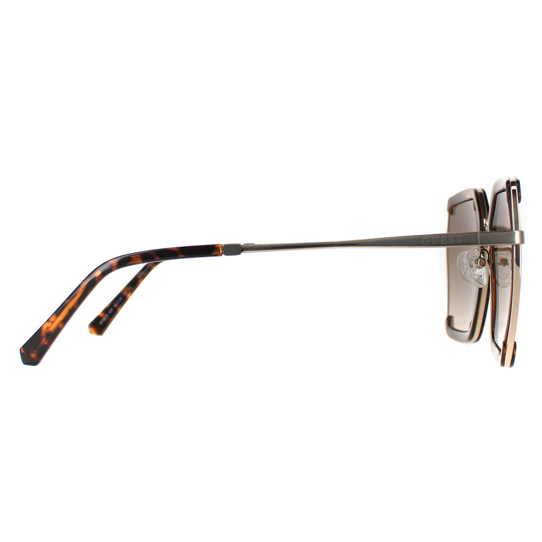 Guess Sunglasses GF0418 52F Dark Havana Brown Gradient