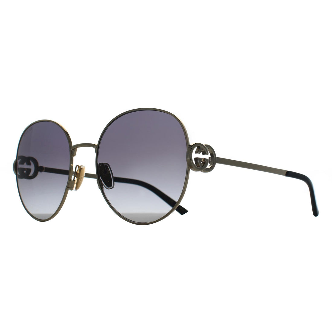 Gucci Sunglasses GG2047S 001 Gold Grey