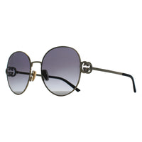 Gucci Sunglasses GG2047S 001 Gold Grey