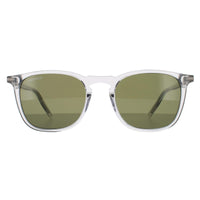 Serengeti Delio Sunglasses Shiny Crystal / Green 555nm Polarized