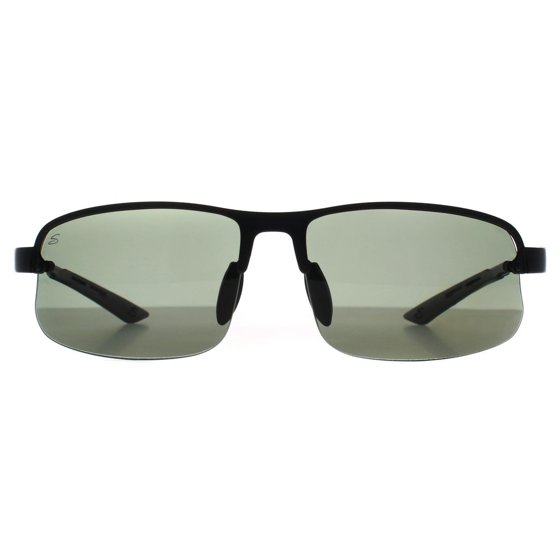 Serengeti Sunglasses Destare 7685 Satin Black Green Photochromic PHD 555NM Polarized