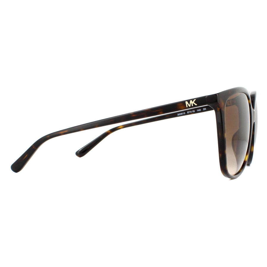 Michael Kors Sunglasses Anaheim MK2137U 300613 Dark Tortoise Brown Gradient