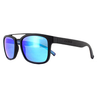 Arnette Sunglasses Baller 4248 254725 Matte Black Green Mirror Light Blue