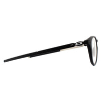 Oakley Glasses Frames Pitchman R OX8105-01 Satin Black on Matte Silver 52mm