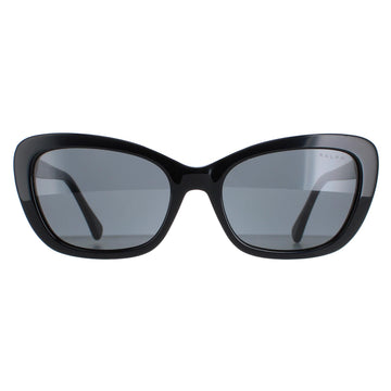 Ralph by Ralph Lauren Sunglasses RA5264 500187 Shiny Black Dark Grey