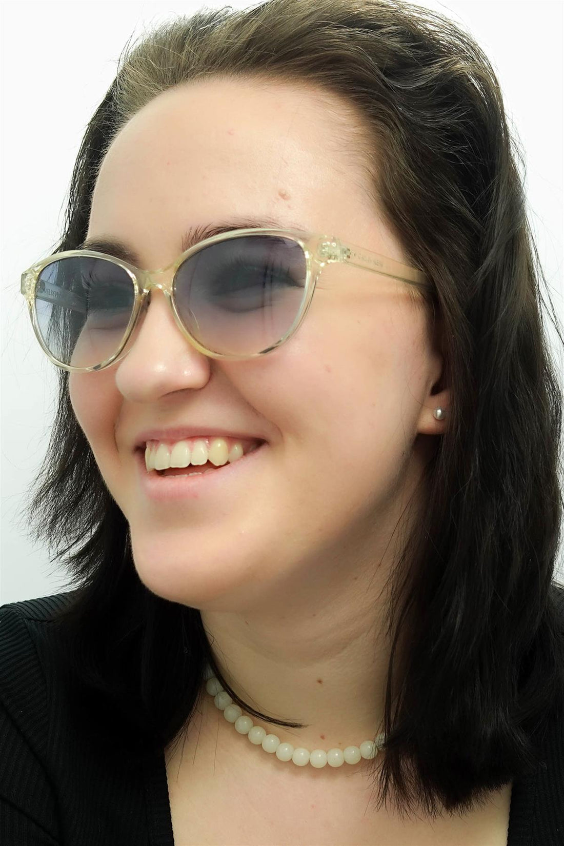 Calvin Klein Sunglasses CK20517S 740 Crystal Pale Yellow Yellow Gradient