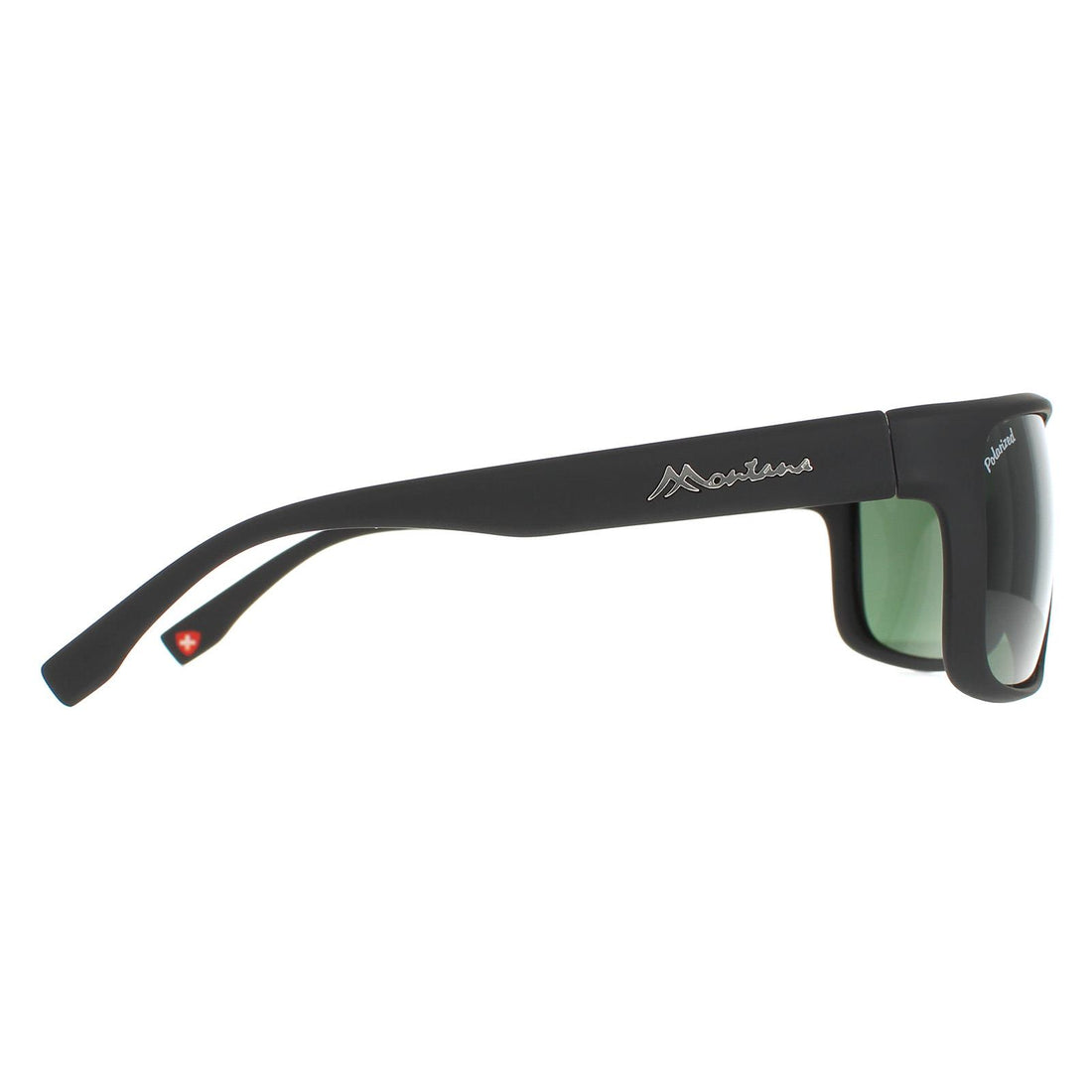 Montana Sunglasses SP314 A Matte Black Green Polarized