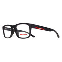 Prada Sport Glasses Frames PS04QV DG01O1 Black Rubbered Men