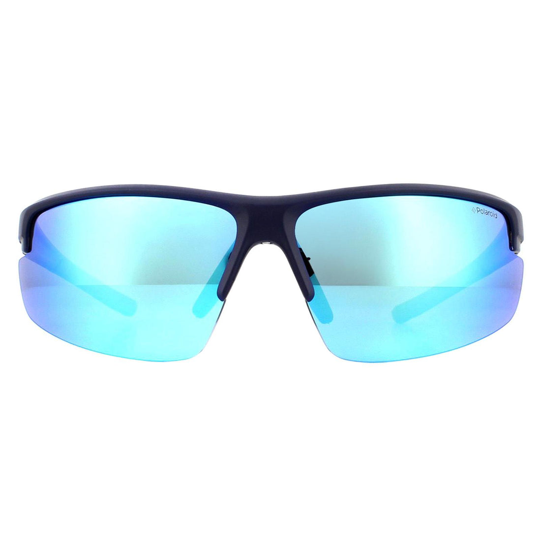 Polaroid Sport -Sonnenbrille 7027/S PJP 5X Blau Blau verspiegelt polarisiert – Sonnenbrillen im Sonderangebot