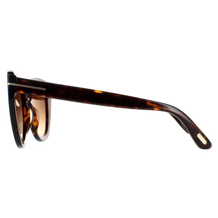 Tom Ford Sunglasses Izzi FT0845 52F Dark Havana Brown Gradient