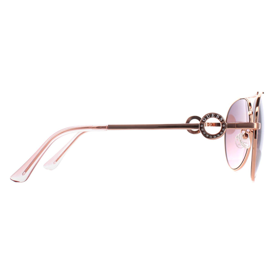 Guess Sunglasses GF3064 28U Rose Gold Brown